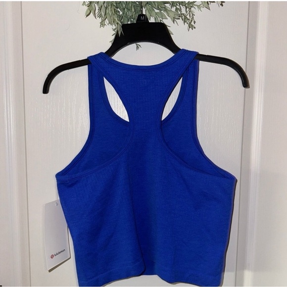 Blue Racerback Tank Top - Picture 2 of 3